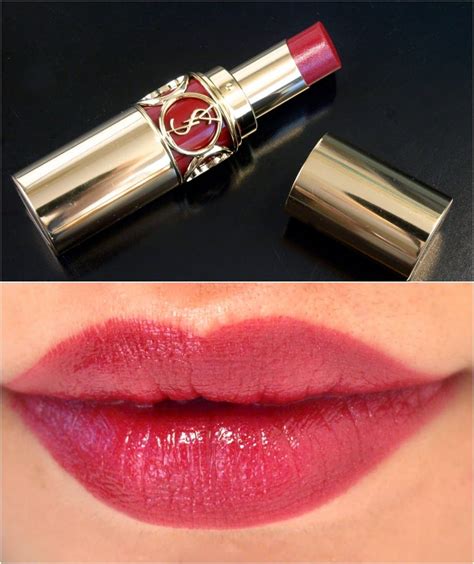 ysl lipstick rouge volupte pearl 113 irriedescent|temptalia YSL lipstick.